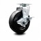 Service Caster 6 Inch Polyolefin Swivel Caster with Ball Bearing and Brake SCC SCC-20S620-POB-TLB - alternate 1